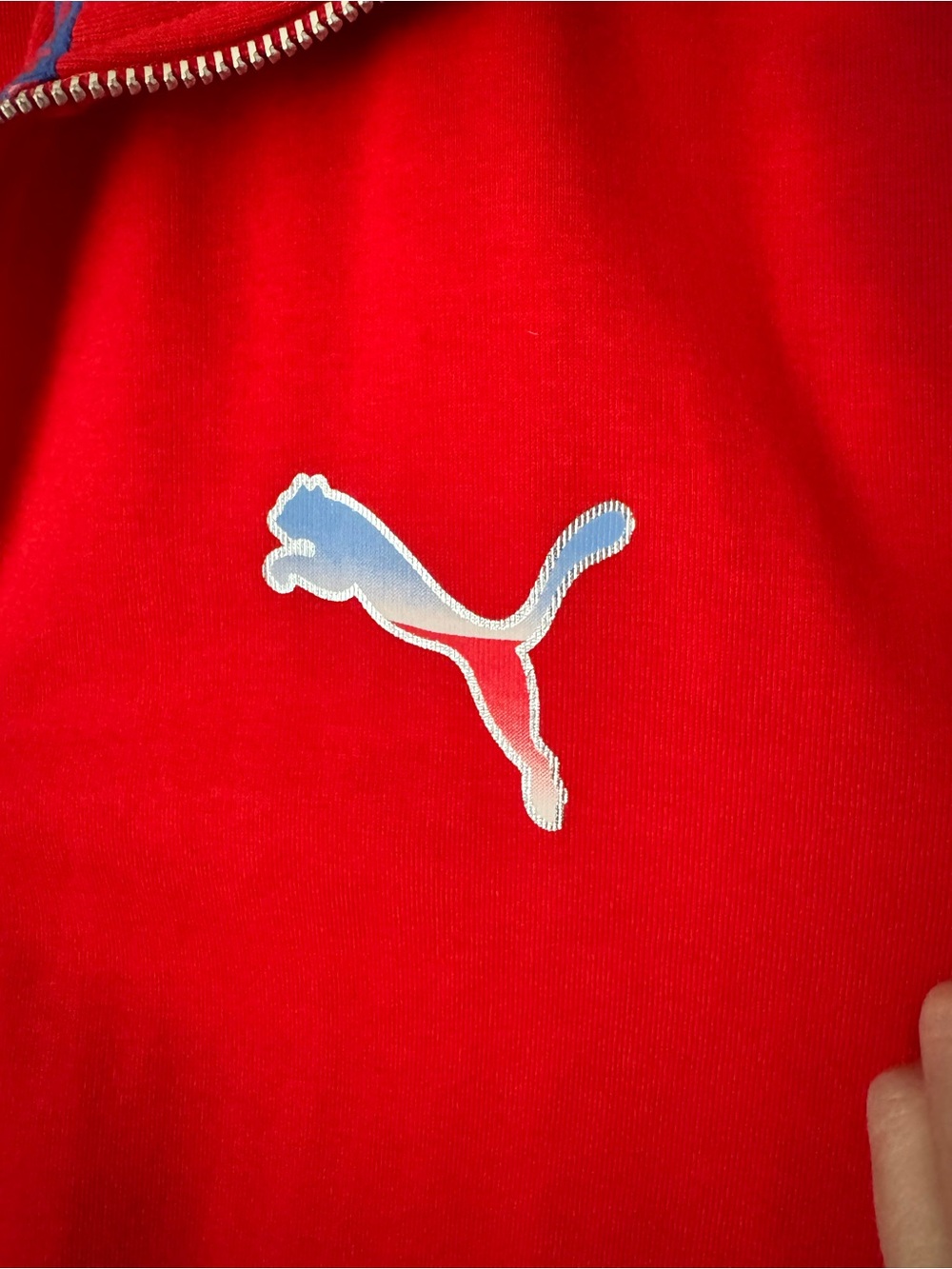 Men’s PUMA x Transformers T7 Optimus Prime Track Jacket in Red Blue - Picture 4 of 7